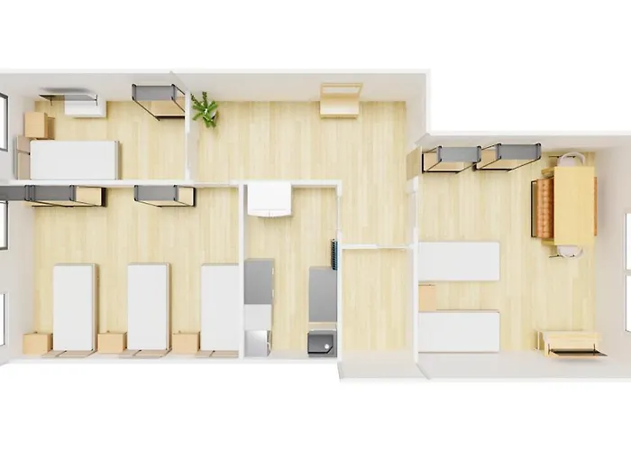Apartment Berner Bude 1, 3sz, 6p, Tv, Wi-fi